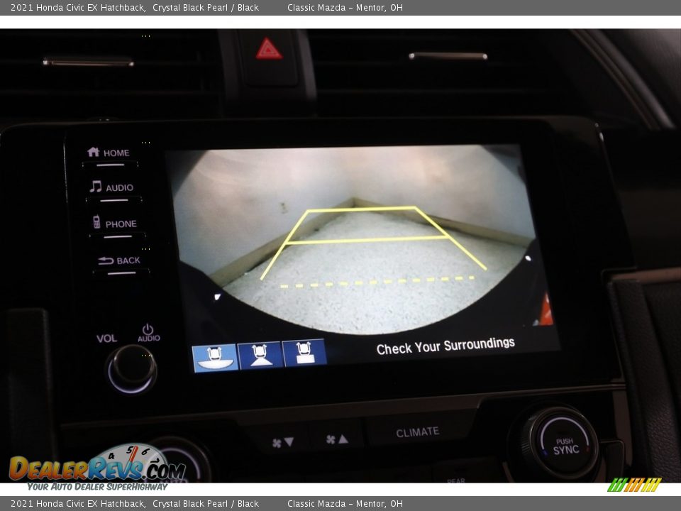 Controls of 2021 Honda Civic EX Hatchback Photo #13