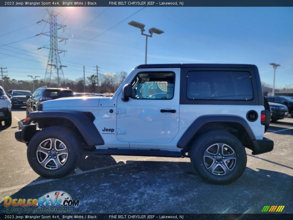 2023 Jeep Wrangler Sport 4x4 Bright White / Black Photo #3