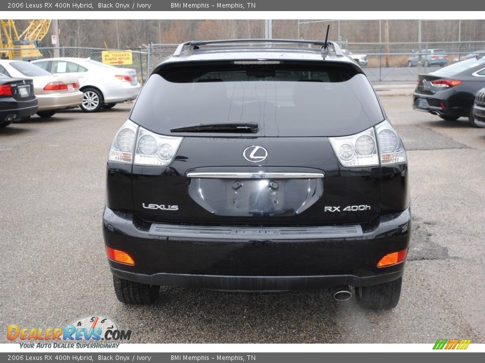 2006 Lexus RX 400h Hybrid Black Onyx / Ivory Photo #4