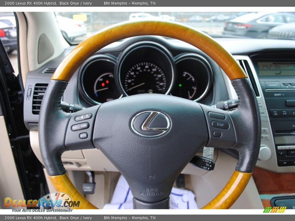 2006 Lexus RX 400h Hybrid Black Onyx / Ivory Photo #12