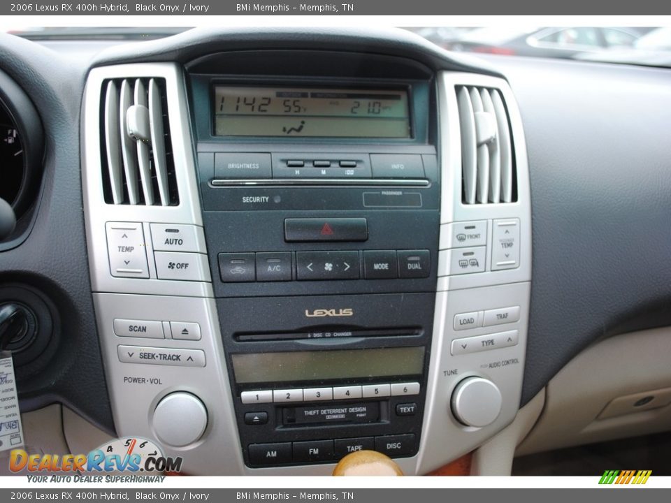 2006 Lexus RX 400h Hybrid Black Onyx / Ivory Photo #15