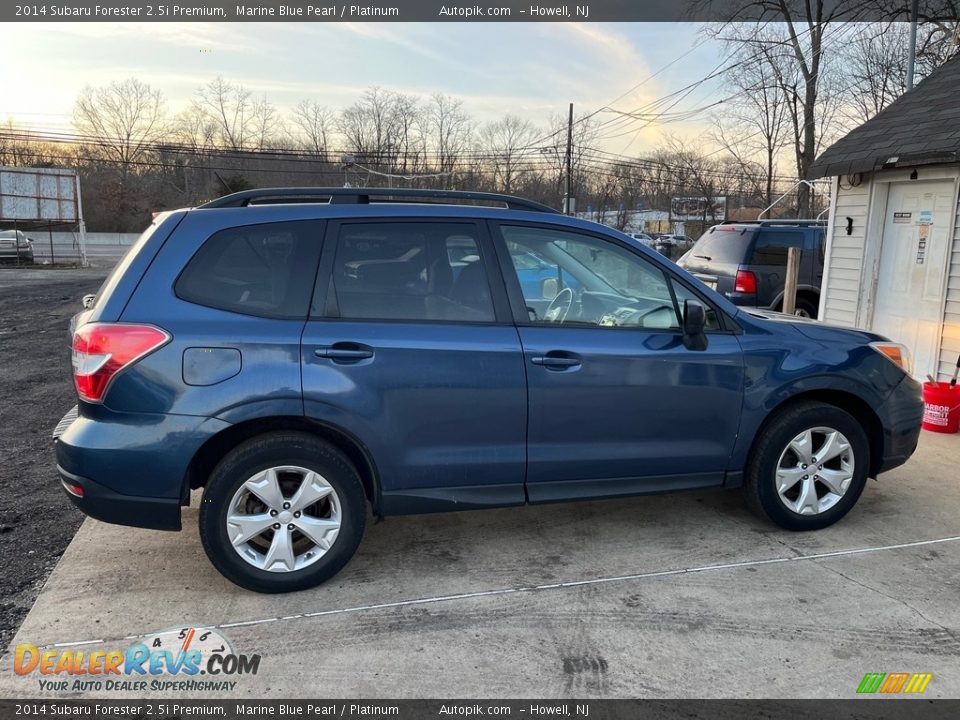 2014 Subaru Forester 2.5i Premium Marine Blue Pearl / Platinum Photo #7