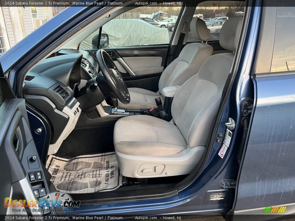 2014 Subaru Forester 2.5i Premium Marine Blue Pearl / Platinum Photo #11