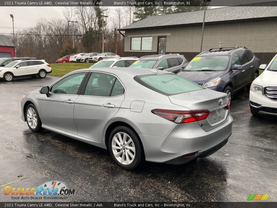 2021 Toyota Camry LE AWD Celestial Silver Metallic / Ash Photo #3