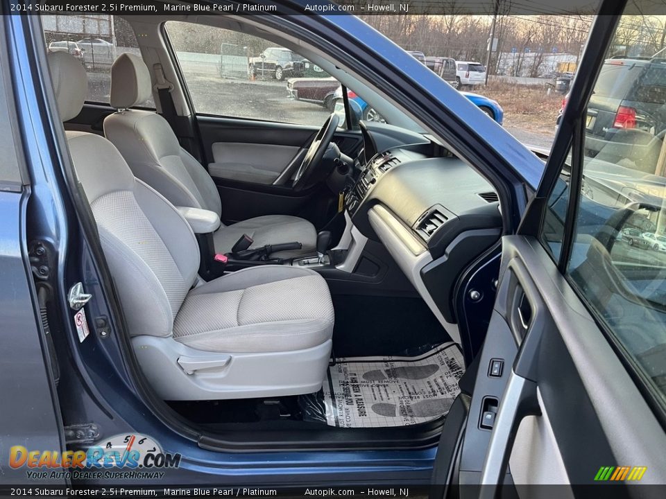 2014 Subaru Forester 2.5i Premium Marine Blue Pearl / Platinum Photo #12