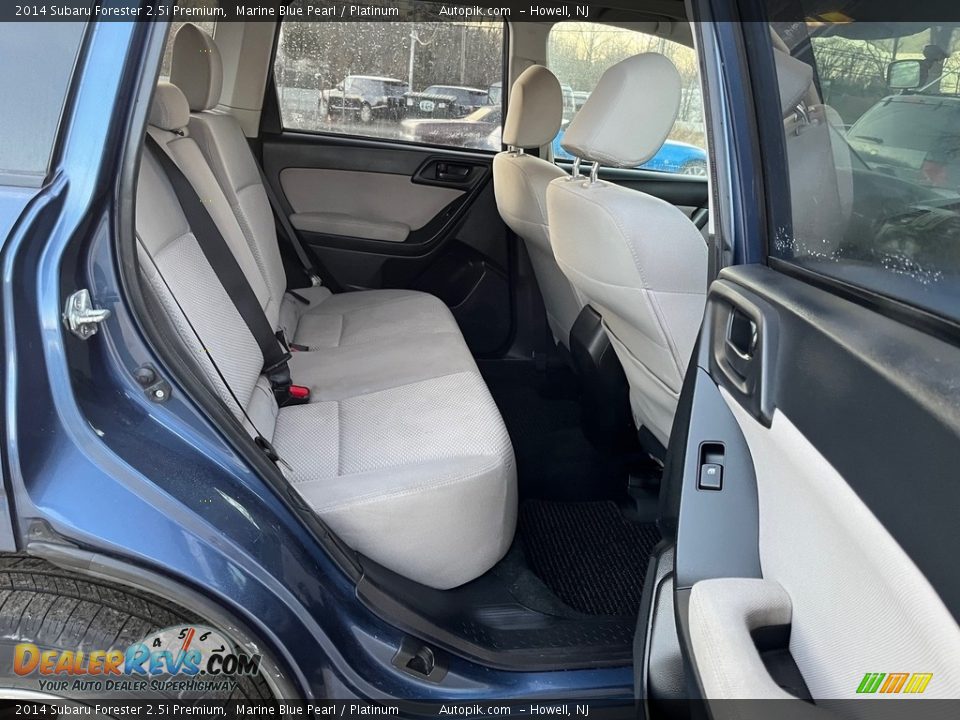 2014 Subaru Forester 2.5i Premium Marine Blue Pearl / Platinum Photo #14