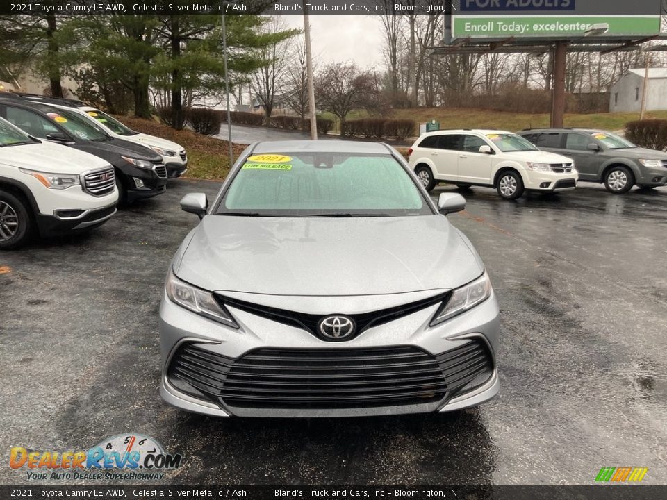 2021 Toyota Camry LE AWD Celestial Silver Metallic / Ash Photo #8