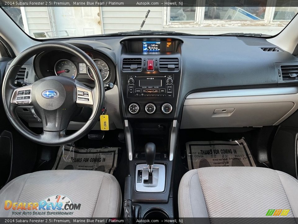 2014 Subaru Forester 2.5i Premium Marine Blue Pearl / Platinum Photo #17