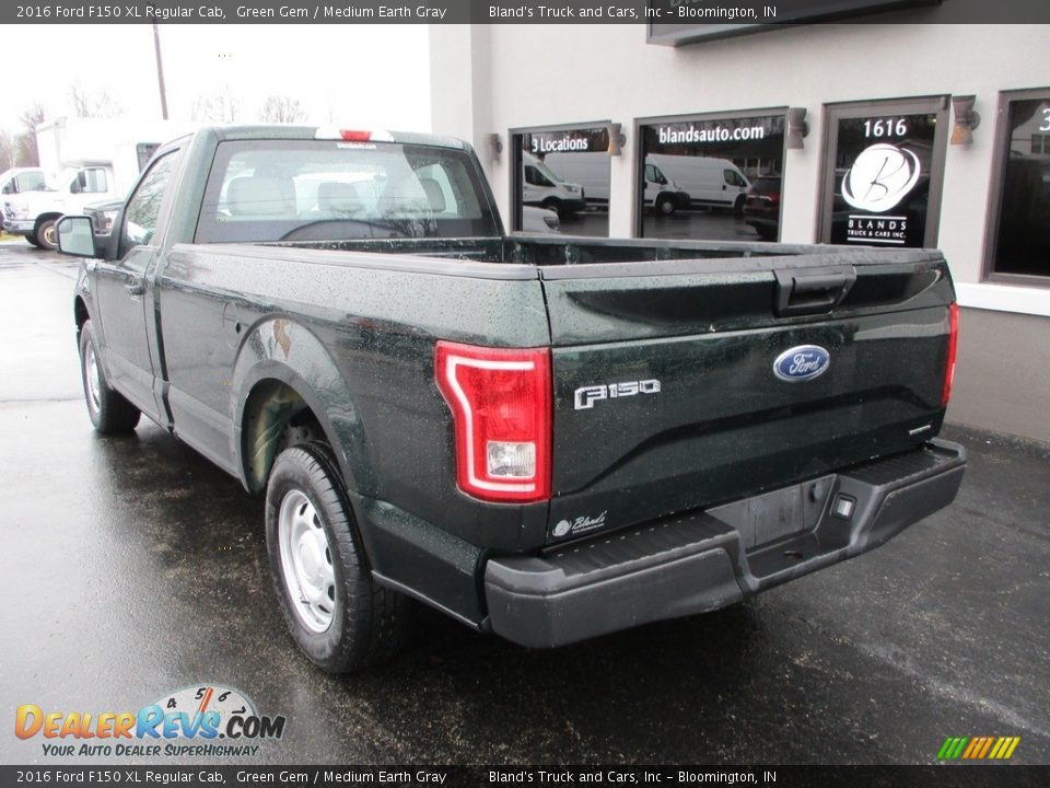 2016 Ford F150 XL Regular Cab Green Gem / Medium Earth Gray Photo #3