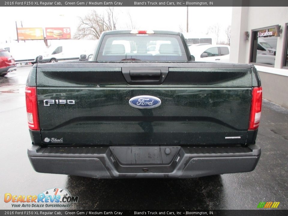 2016 Ford F150 XL Regular Cab Green Gem / Medium Earth Gray Photo #20