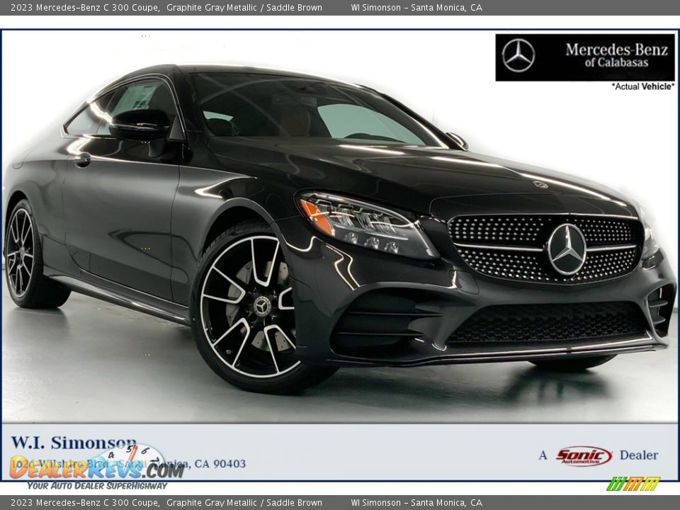 2023 Mercedes-Benz C 300 Coupe Graphite Gray Metallic / Saddle Brown Photo #1