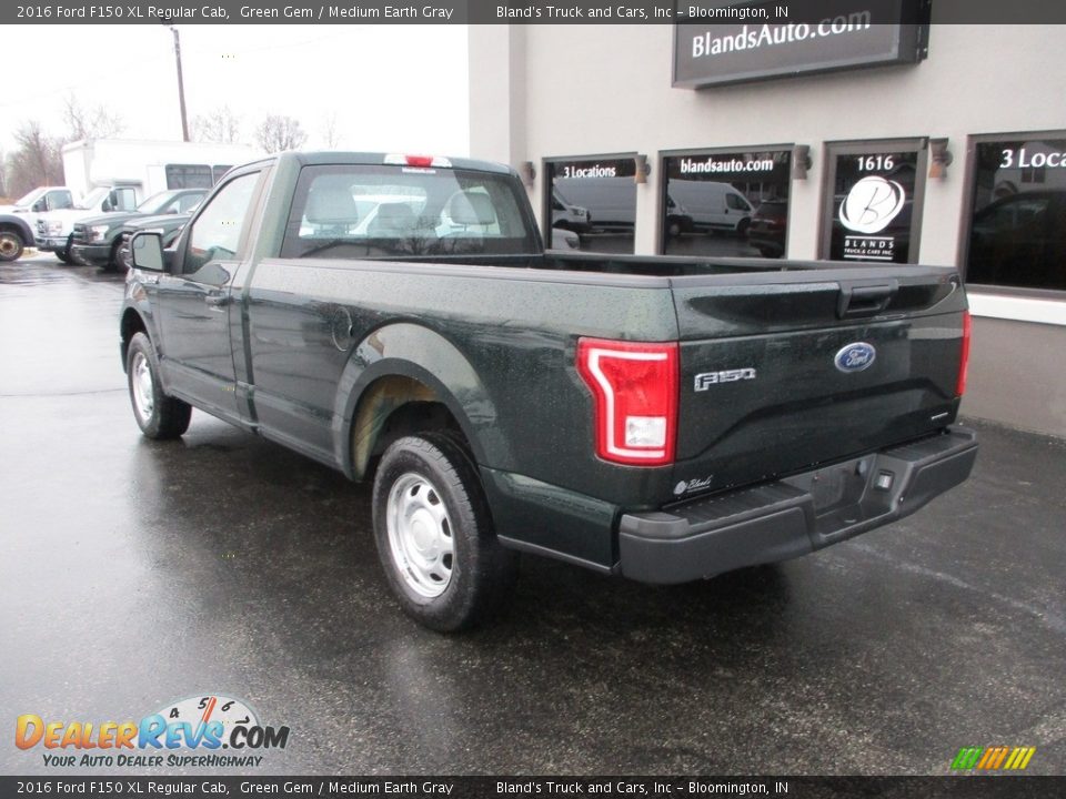 2016 Ford F150 XL Regular Cab Green Gem / Medium Earth Gray Photo #3