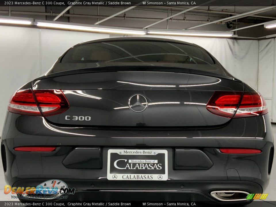 2023 Mercedes-Benz C 300 Coupe Graphite Gray Metallic / Saddle Brown Photo #5