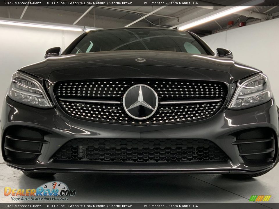 2023 Mercedes-Benz C 300 Coupe Graphite Gray Metallic / Saddle Brown Photo #8