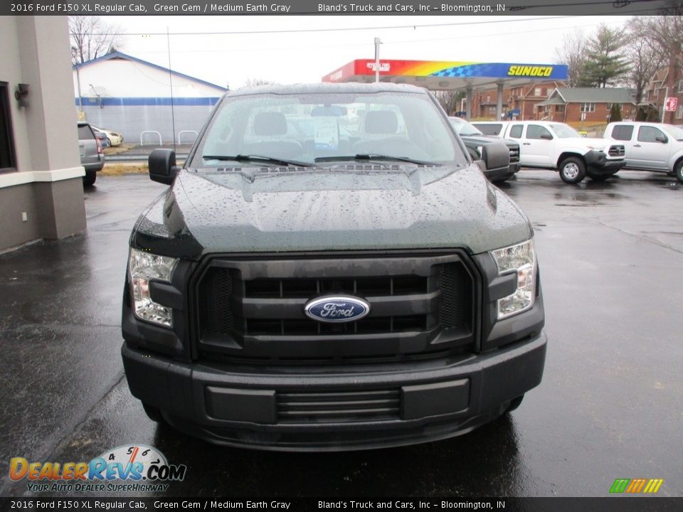 2016 Ford F150 XL Regular Cab Green Gem / Medium Earth Gray Photo #18