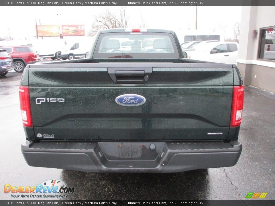 2016 Ford F150 XL Regular Cab Green Gem / Medium Earth Gray Photo #20