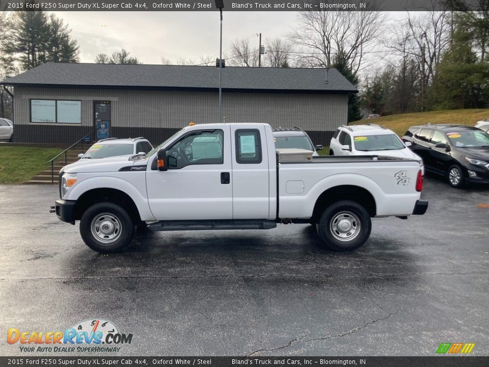 2015 Ford F250 Super Duty XL Super Cab 4x4 Oxford White / Steel Photo #1