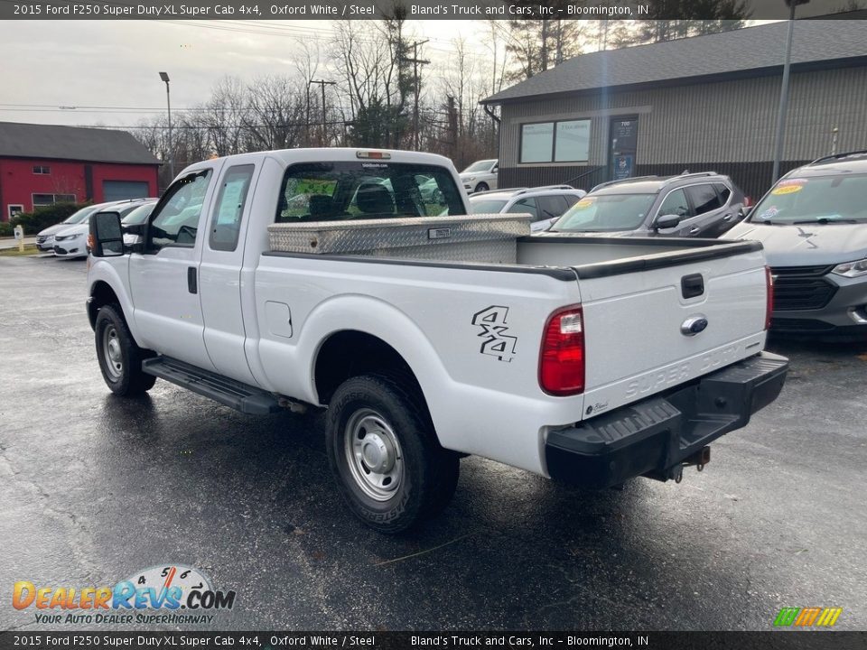 2015 Ford F250 Super Duty XL Super Cab 4x4 Oxford White / Steel Photo #3