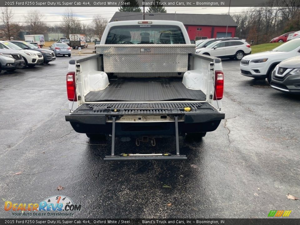 2015 Ford F250 Super Duty XL Super Cab 4x4 Oxford White / Steel Photo #5