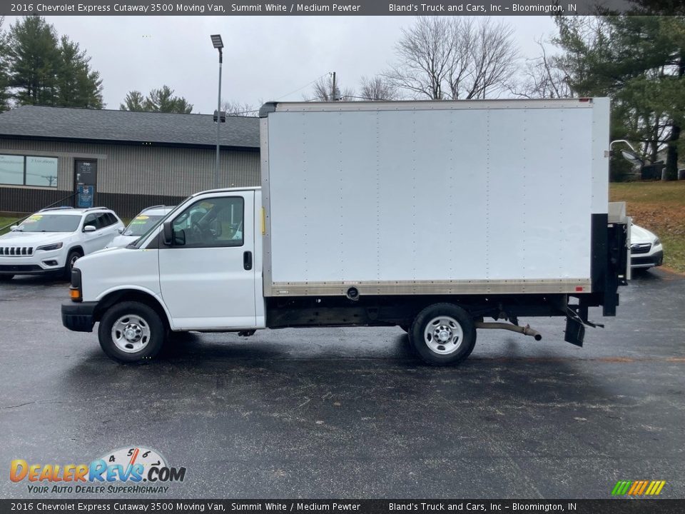 Summit White 2016 Chevrolet Express Cutaway 3500 Moving Van Photo #1