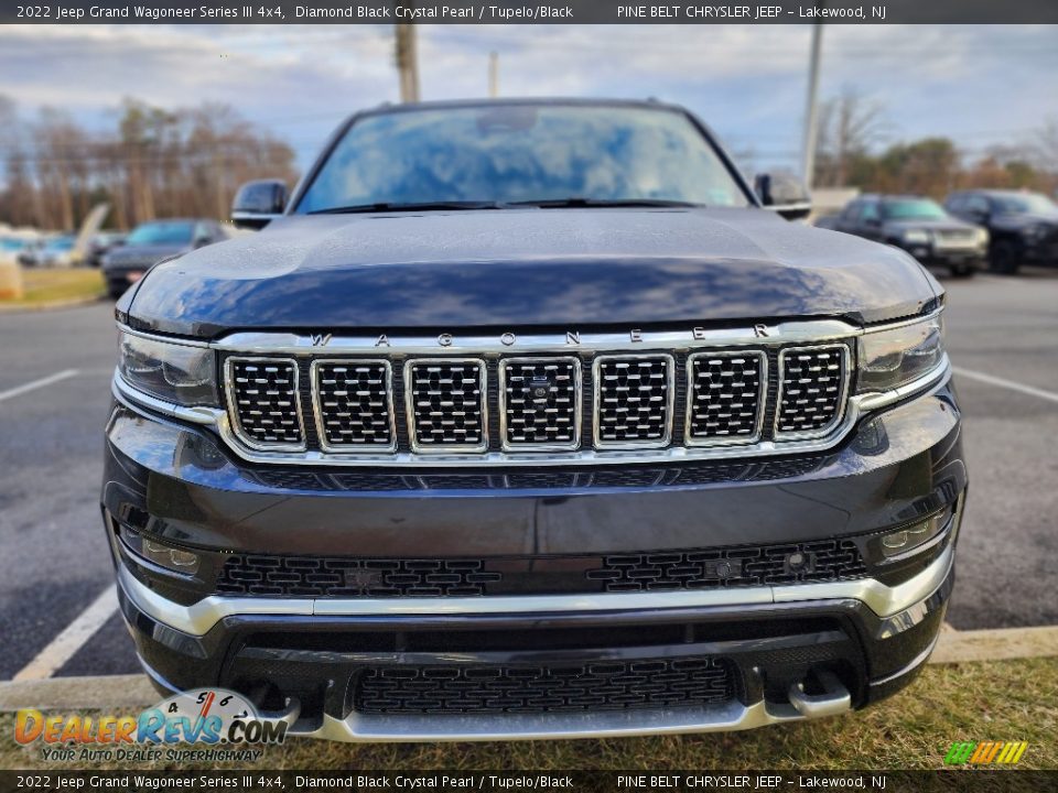 2022 Jeep Grand Wagoneer Series III 4x4 Diamond Black Crystal Pearl / Tupelo/Black Photo #2