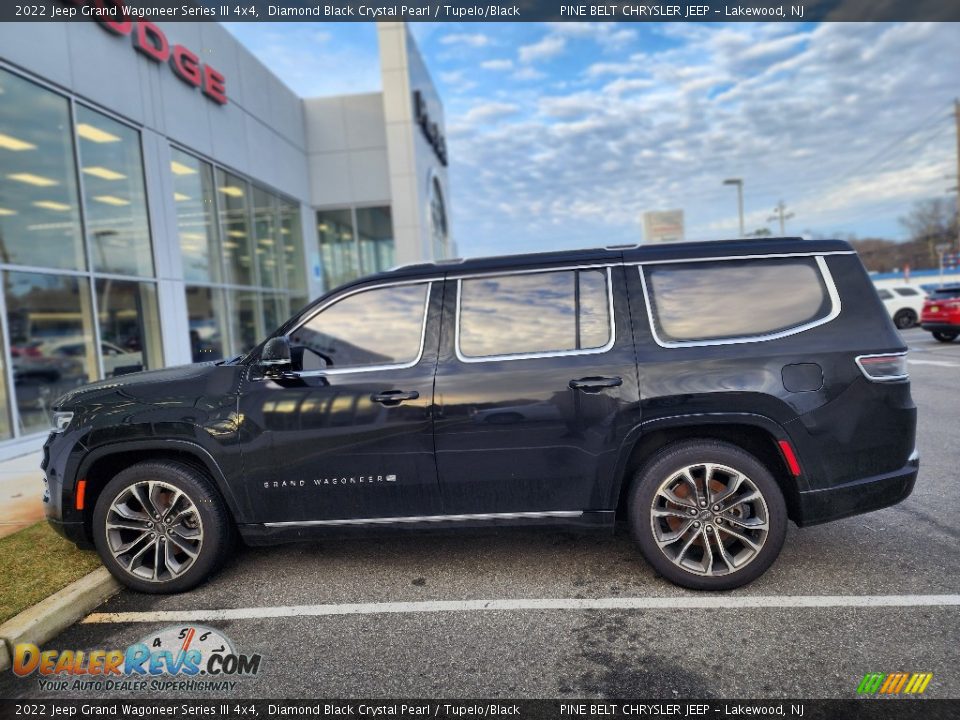 2022 Jeep Grand Wagoneer Series III 4x4 Diamond Black Crystal Pearl / Tupelo/Black Photo #9