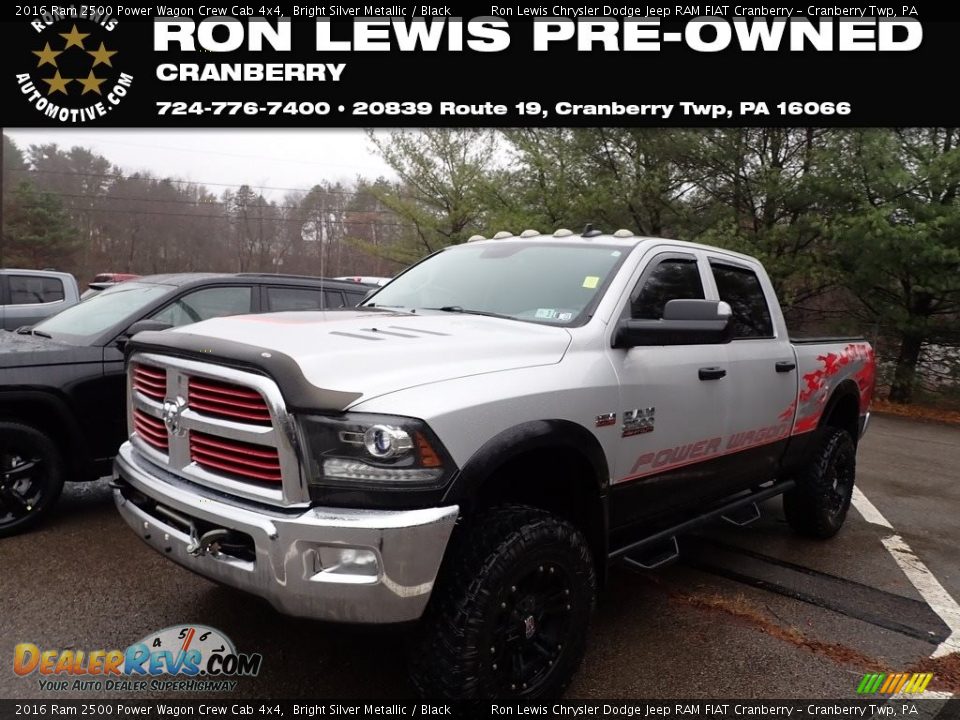 2016 Ram 2500 Power Wagon Crew Cab 4x4 Bright Silver Metallic / Black Photo #1