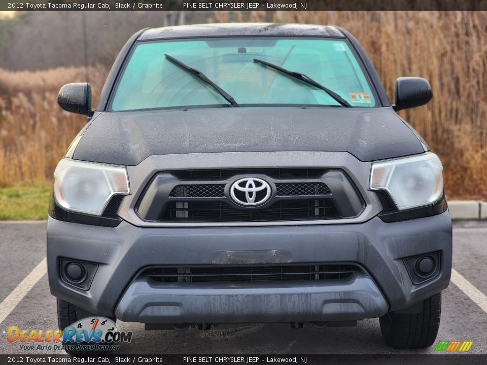 2012 Toyota Tacoma Regular Cab Black / Graphite Photo #2