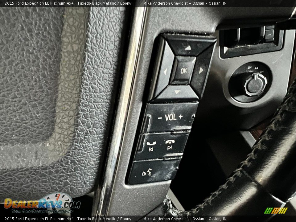 2015 Ford Expedition EL Platinum 4x4 Tuxedo Black Metallic / Ebony Photo #20