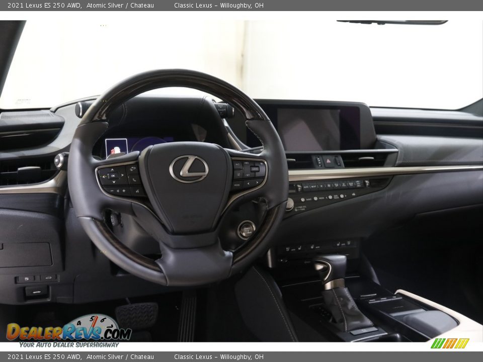 Dashboard of 2021 Lexus ES 250 AWD Photo #6