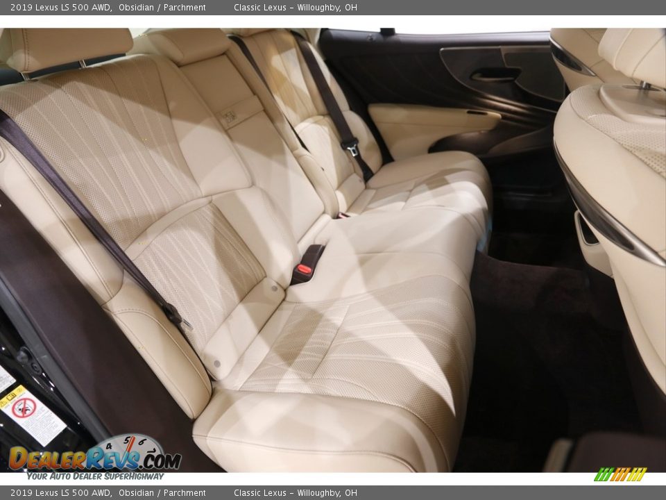 Rear Seat of 2019 Lexus LS 500 AWD Photo #17