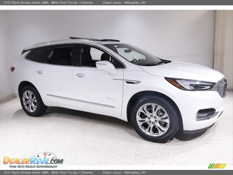 2020 Buick Enclave Avenir AWD White Frost Tricoat / Chestnut Photo #1