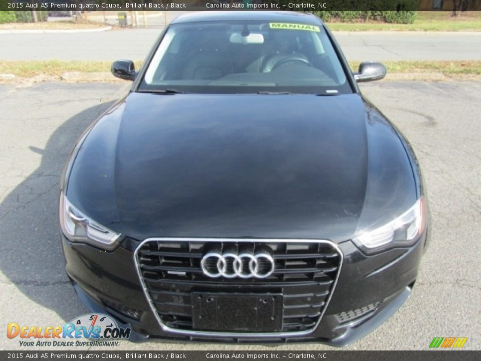 2015 Audi A5 Premium quattro Coupe Brilliant Black / Black Photo #4