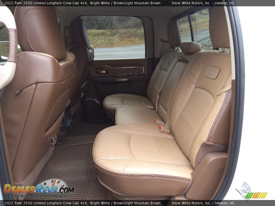 Rear Seat of 2022 Ram 3500 Limited Longhorn Crew Cab 4x4 Photo #19