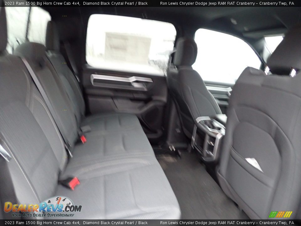 2023 Ram 1500 Big Horn Crew Cab 4x4 Diamond Black Crystal Pearl / Black Photo #11