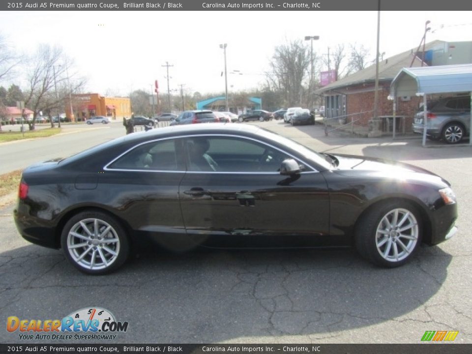 2015 Audi A5 Premium quattro Coupe Brilliant Black / Black Photo #11