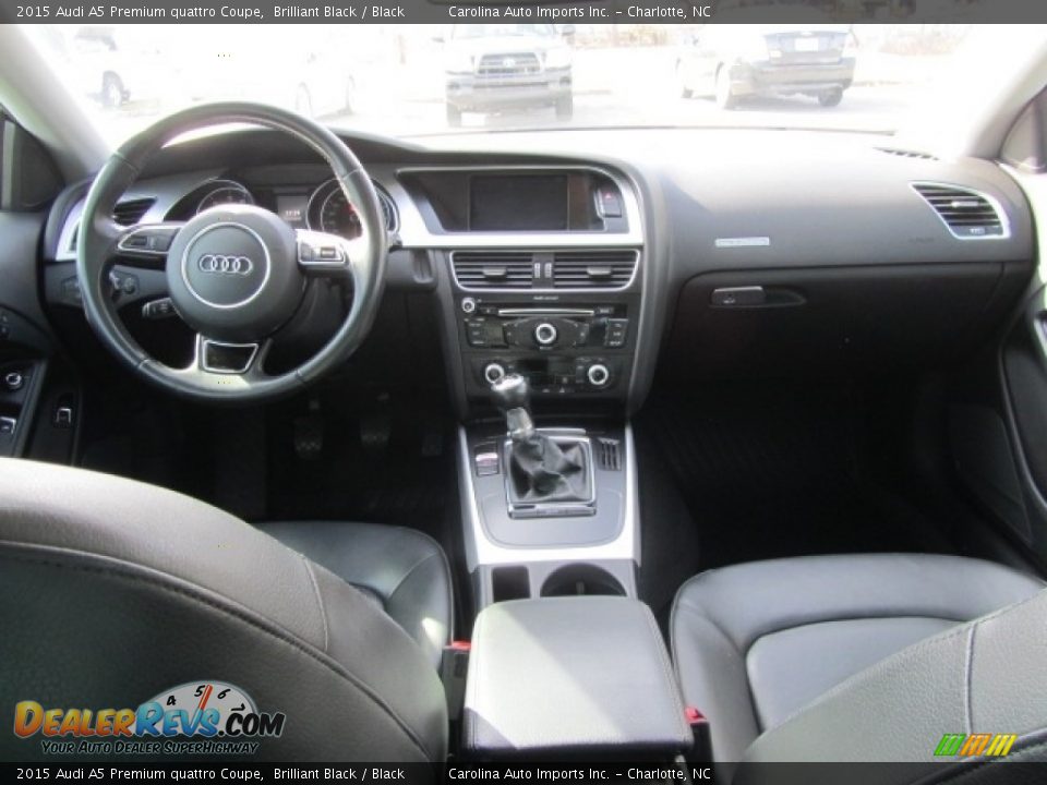 2015 Audi A5 Premium quattro Coupe Brilliant Black / Black Photo #13