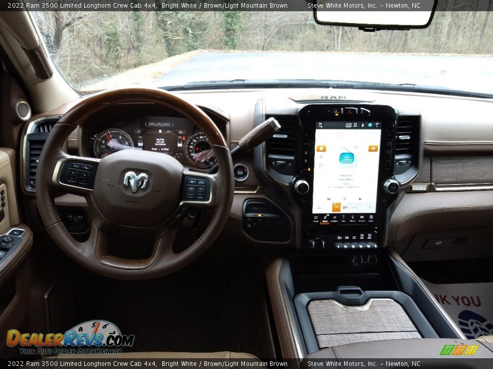 Dashboard of 2022 Ram 3500 Limited Longhorn Crew Cab 4x4 Photo #25