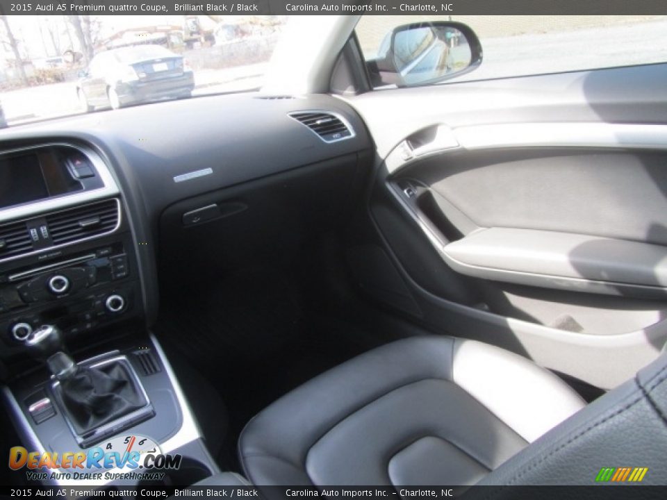 2015 Audi A5 Premium quattro Coupe Brilliant Black / Black Photo #14