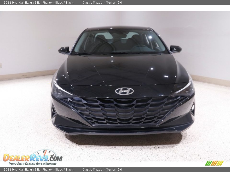 2021 Hyundai Elantra SEL Phantom Black / Black Photo #2
