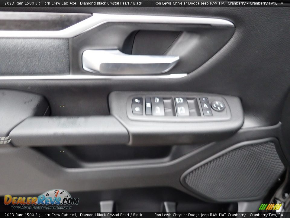 2023 Ram 1500 Big Horn Crew Cab 4x4 Diamond Black Crystal Pearl / Black Photo #16