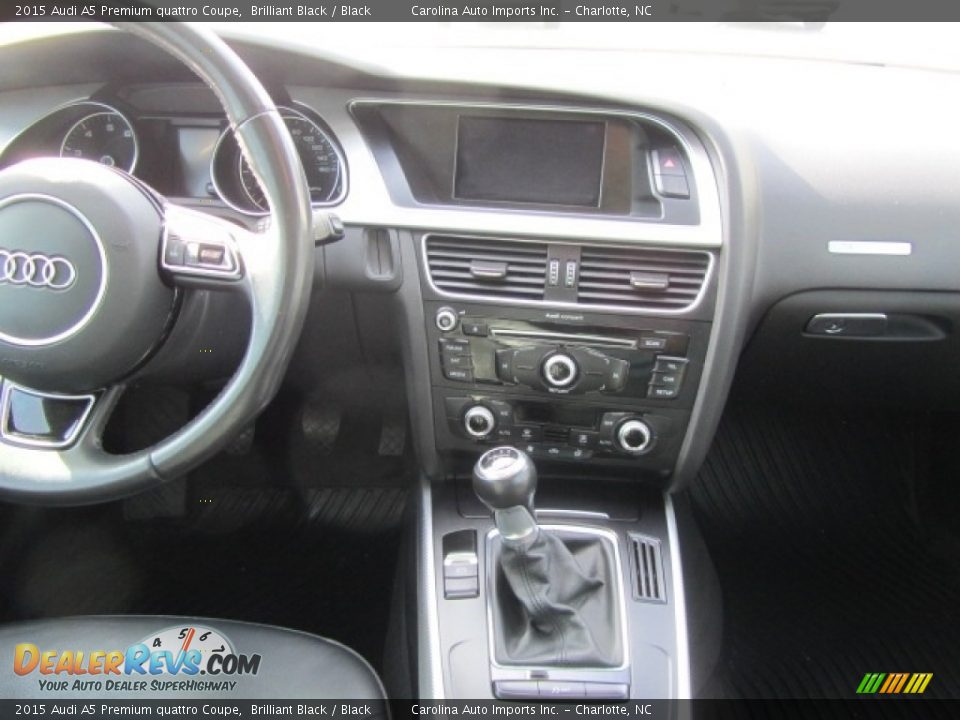 2015 Audi A5 Premium quattro Coupe Brilliant Black / Black Photo #15