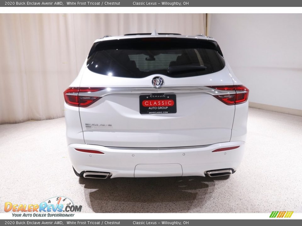 2020 Buick Enclave Avenir AWD White Frost Tricoat / Chestnut Photo #21