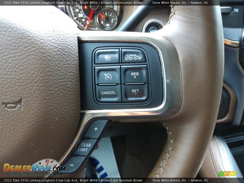 2022 Ram 3500 Limited Longhorn Crew Cab 4x4 Steering Wheel Photo #27