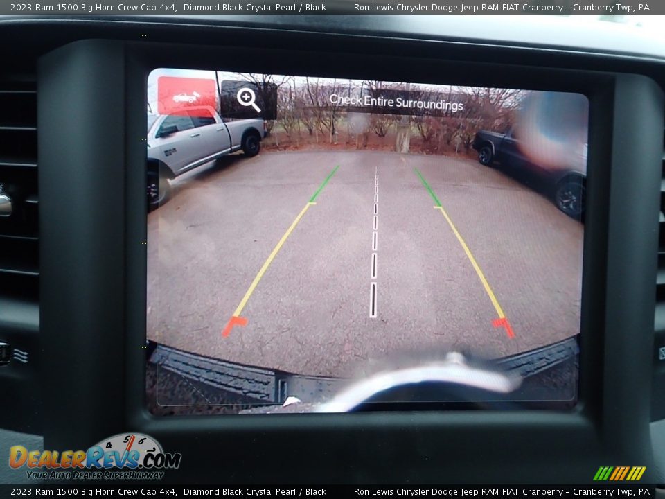 2023 Ram 1500 Big Horn Crew Cab 4x4 Diamond Black Crystal Pearl / Black Photo #18