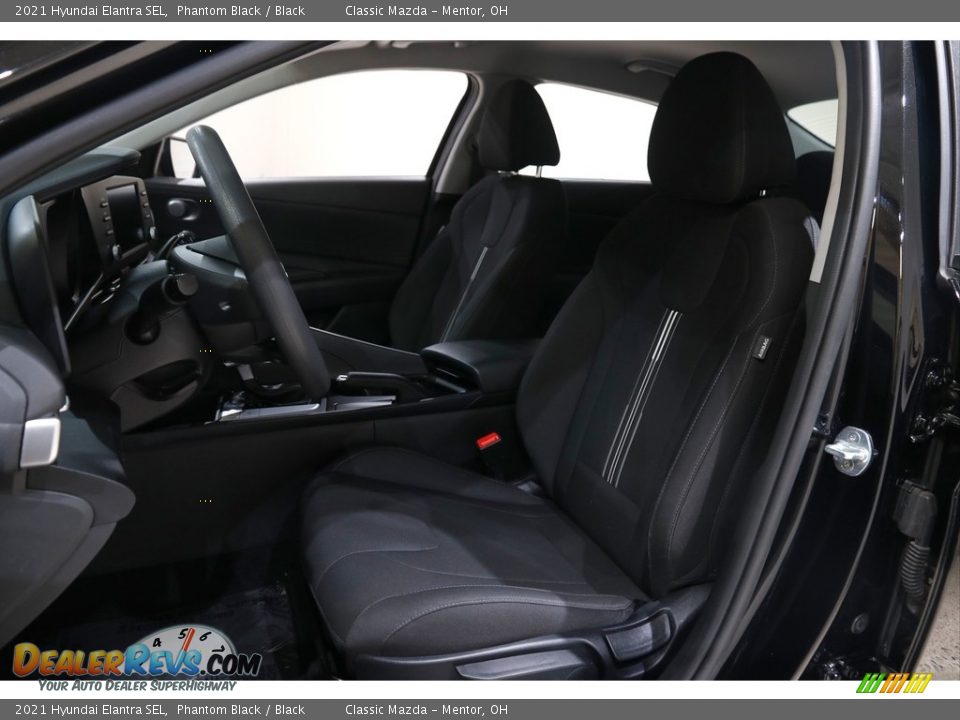 2021 Hyundai Elantra SEL Phantom Black / Black Photo #5