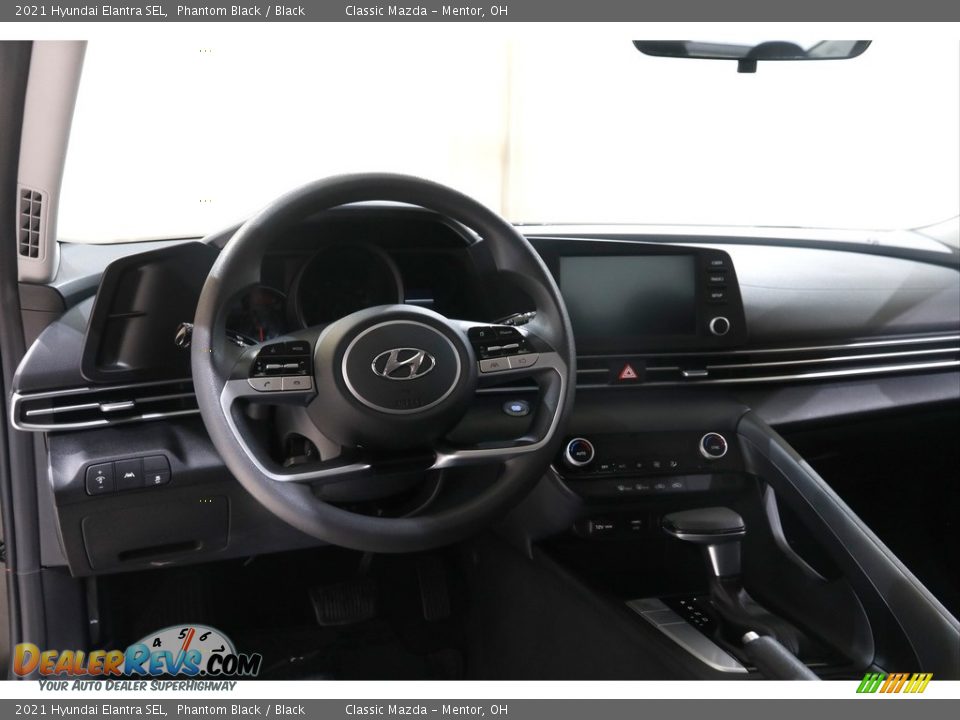 2021 Hyundai Elantra SEL Phantom Black / Black Photo #6