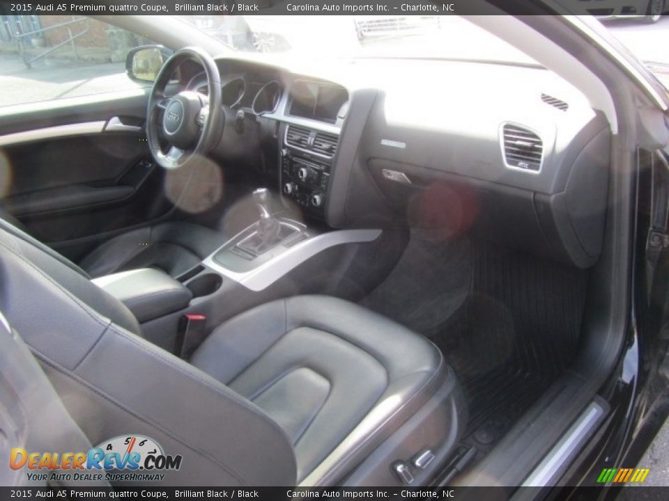 2015 Audi A5 Premium quattro Coupe Brilliant Black / Black Photo #21