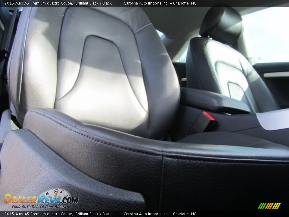 2015 Audi A5 Premium quattro Coupe Brilliant Black / Black Photo #23