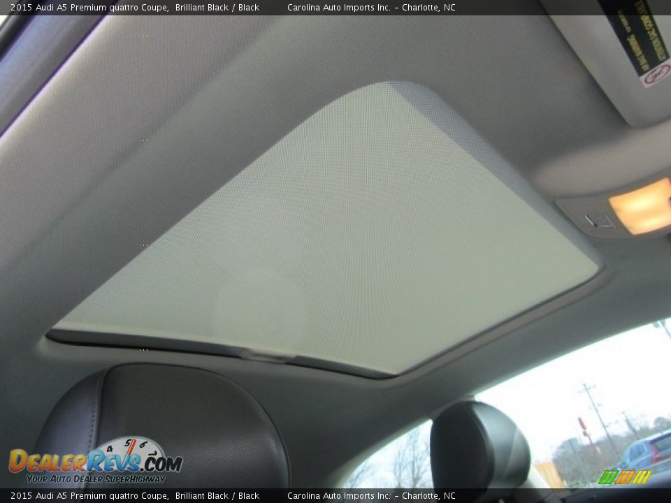 2015 Audi A5 Premium quattro Coupe Brilliant Black / Black Photo #24